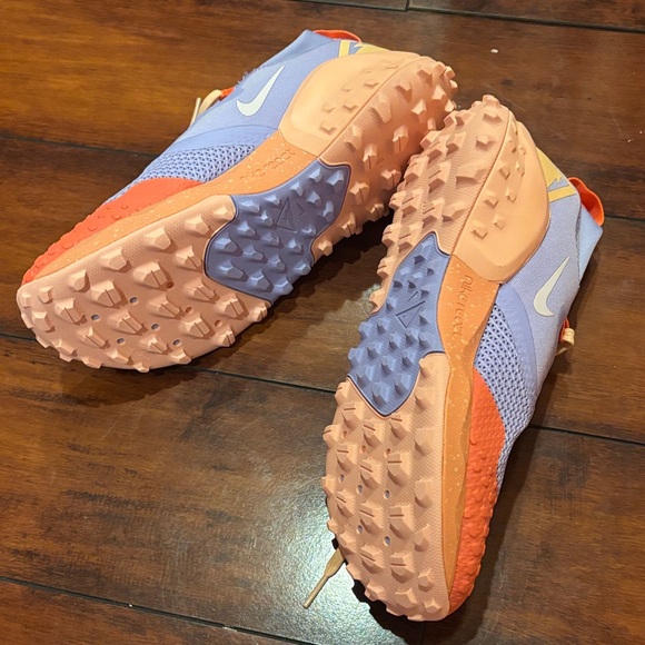 Nike Running Horse Trail Athletic Shoes - Orange, Pale Pink, and Purple - Picture 3 of 4